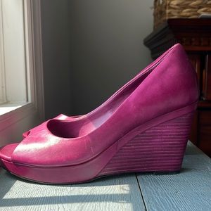 Cole Haan open toe wedges